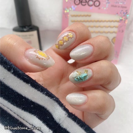 STAR DUST VEIL ニュアンスディスカラー CHESTNUT/cocoronail/ジェルネイルの画像