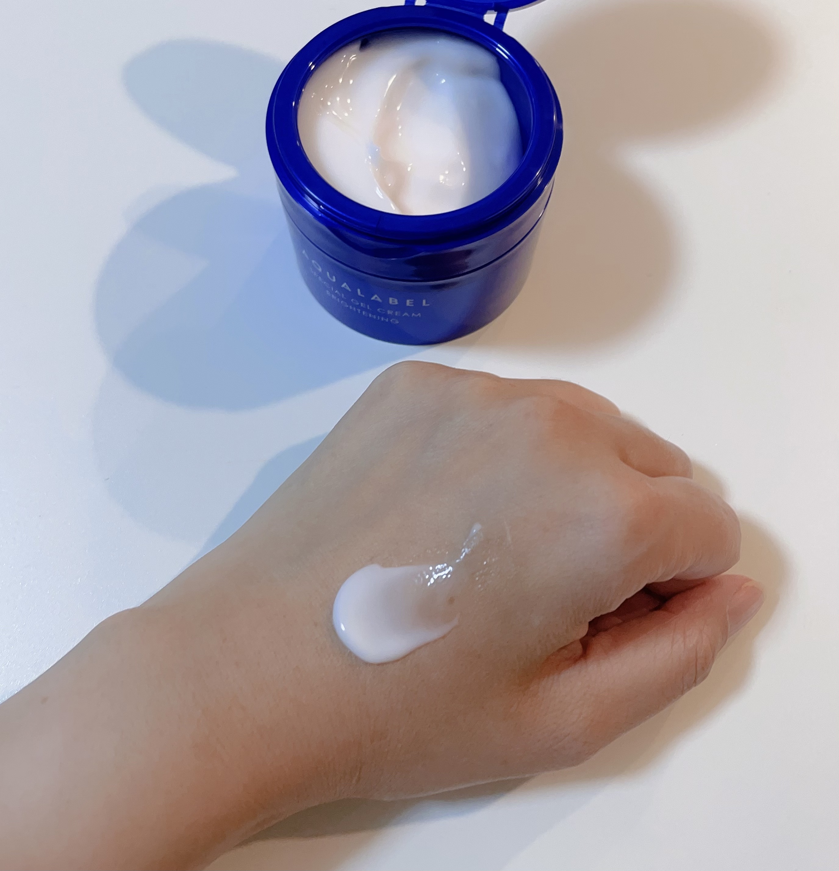 スペシャルジェルクリーム EX （ブライトニング） /アクアレーベル/オールインワン化粧品を使ったクチコミ（3枚目）