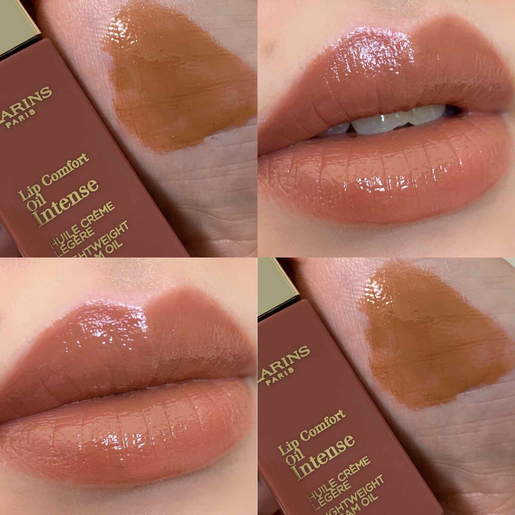 コンフォート リップオイル インテンス/CLARINS/リップグロスを使ったクチコミ（1枚目）