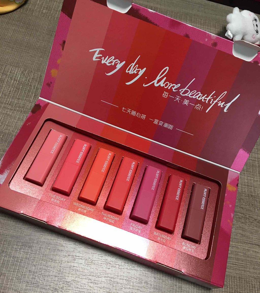 ミニリップ 7本セット/gecomo/口紅を使ったクチコミ(1枚目)