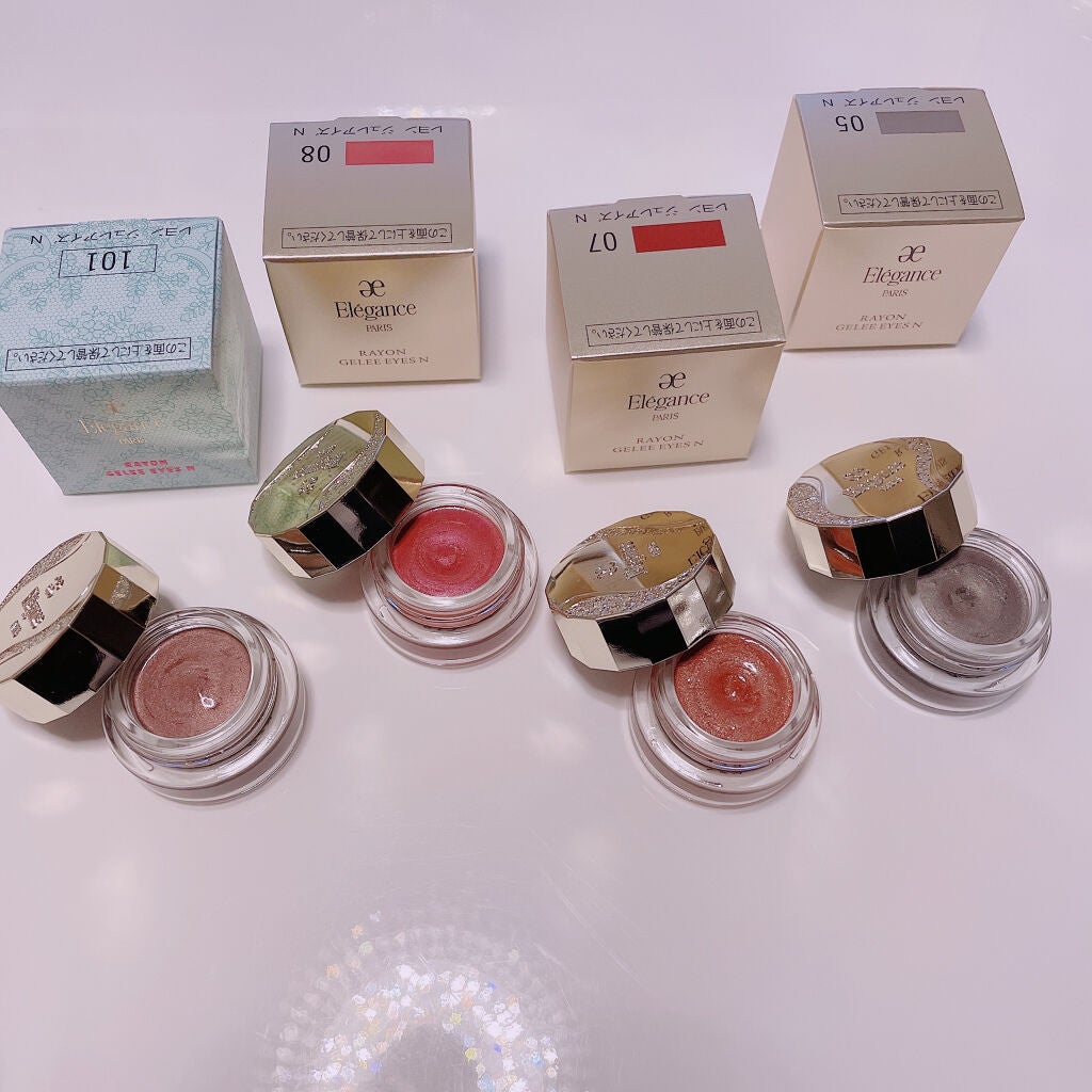 レヨン ジュレアイズ N/Elégance/ジェル・クリームアイシャドウを使ったクチコミ(1枚目)