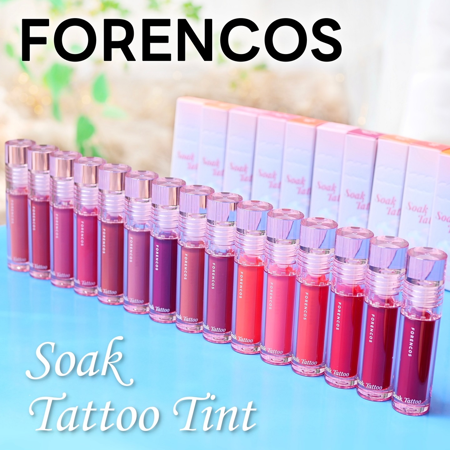 Soak Tattoo Tint 15 サマー/フォレンコス/リップグロスを使ったクチコミ（1枚目）