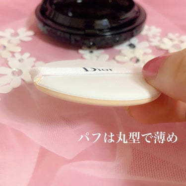 ディオールスキン フォーエヴァー グロウ クッション 1N ニュートラル/Dior/クッションファンデーションを使ったクチコミ（3枚目）