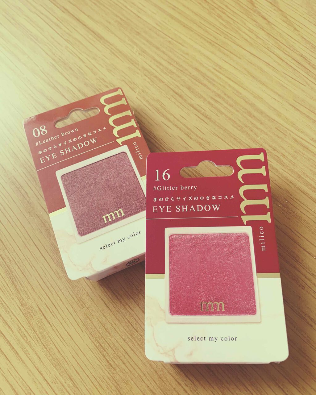ミリコアイシャドウ/ビューティーワールド/単色アイシャドウを使ったクチコミ（1枚目）