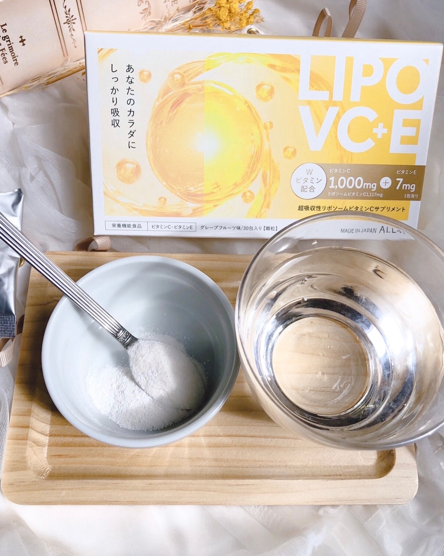 LIPO VC＋E リポソームビタミンC /ALL41 /美容サプリメントを使ったクチコミ（3枚目）