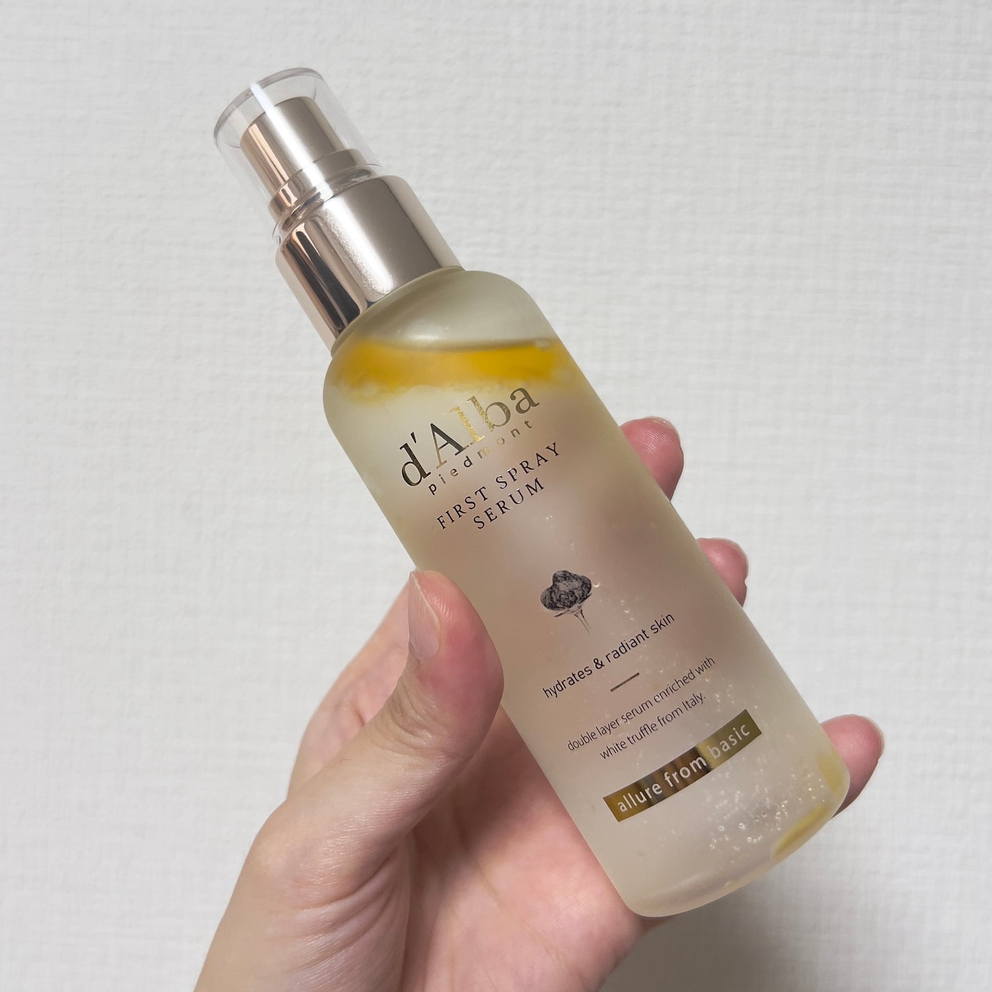 ダルバ ホワイトトリュフファーストスプレーセラム/ダルバ/ミスト状化粧水を使ったクチコミ(2枚目)