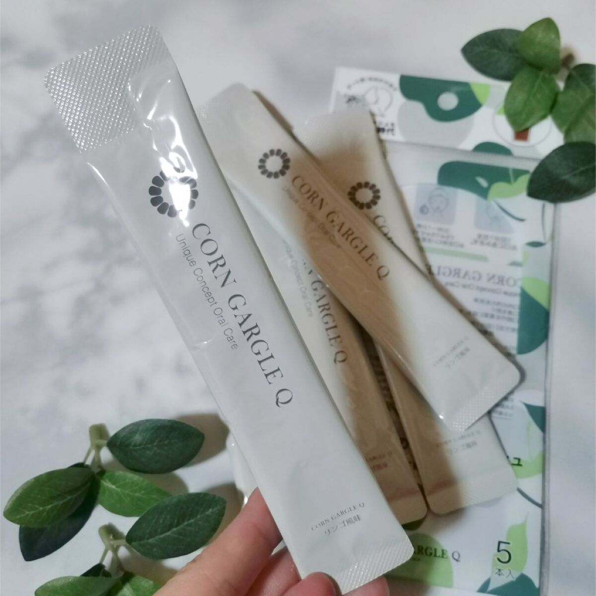 CORN GARGLE Q/SHINE BLANC/マウスウォッシュ・スプレーを使ったクチコミ（3枚目）