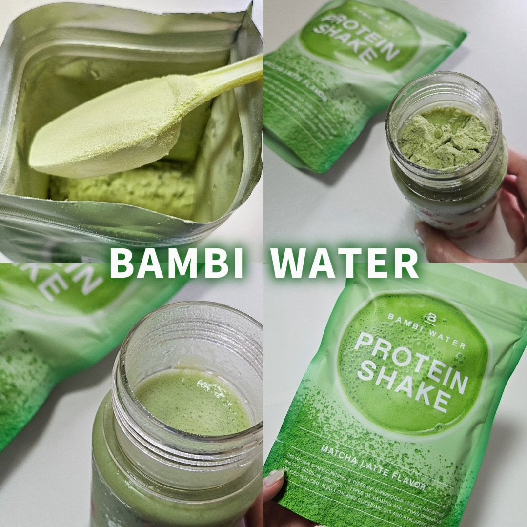 プロテインシェイク 抹茶ラテ/BAMBI WATER/その他プロテインを使ったクチコミ(2枚目)
