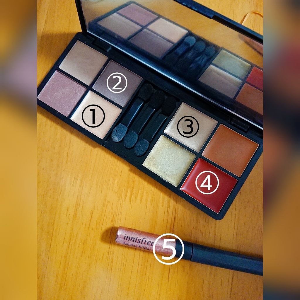 トゥインクル グリッター/innisfree/リキッドアイライナーを使ったクチコミ（1枚目）