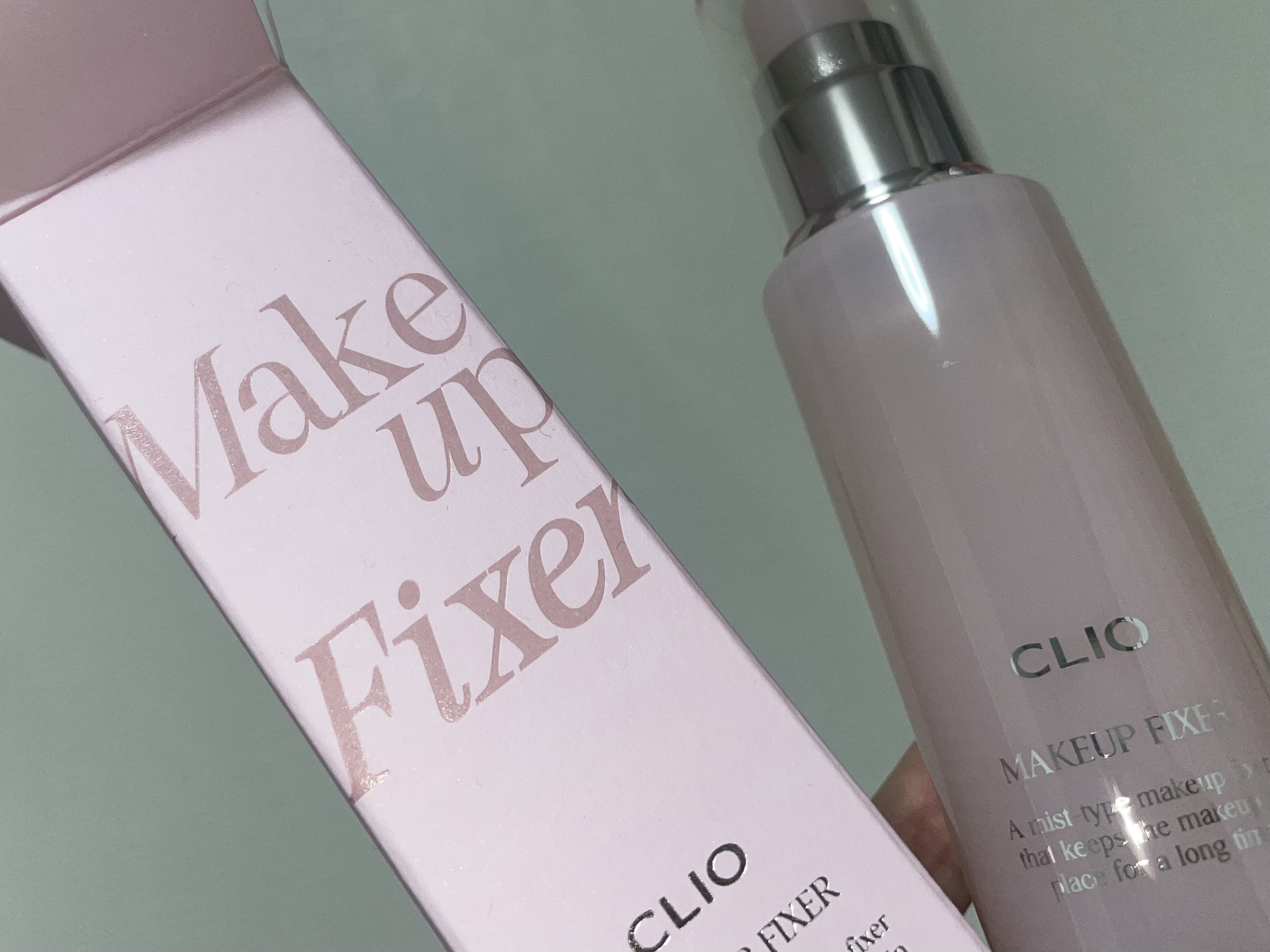 CLIO ステイパーフェクトメイクアップフィクサーのクチコミ「♥CLIO
メイクアップフィクサー

マキアージュのミストが
なくなる所だったので、
こちらを.....」（1枚目）