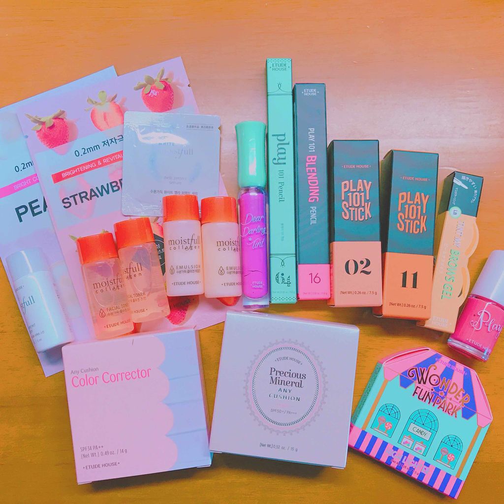 福袋2018/ETUDE/メイクアップキットを使ったクチコミ（1枚目）