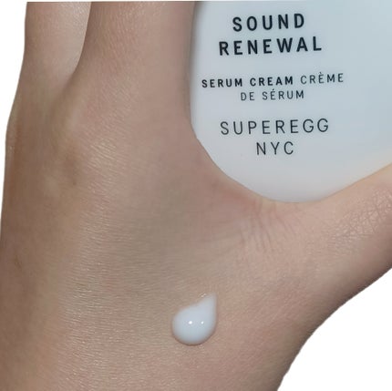 サウンド リニューアル セラムクリーム/SUPEREGG /フェイスクリームを使ったクチコミ(3枚目)