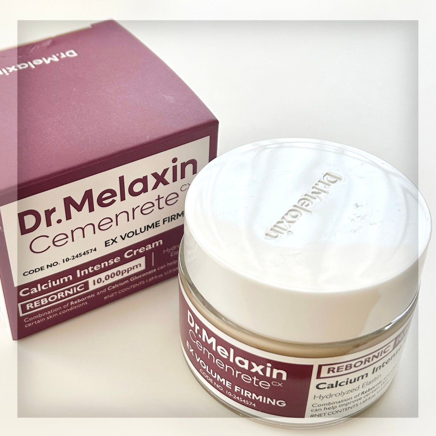 Cemenrete Calcium Intense Cream/Dr.Melaxin/フェイスクリームを使ったクチコミ(1枚目)