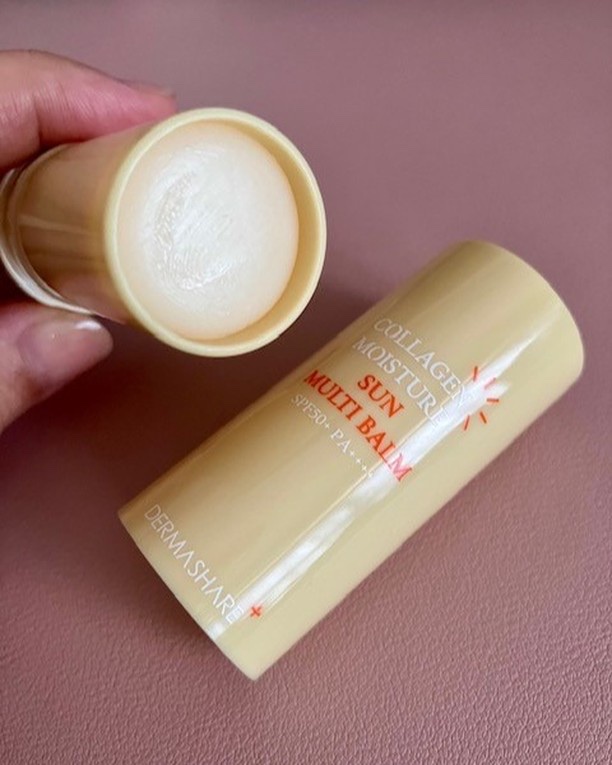 コラーゲンモイスチャーSUNマルチバーム/DERMASHARE/日焼け止めスティックを使ったクチコミ（3枚目）
