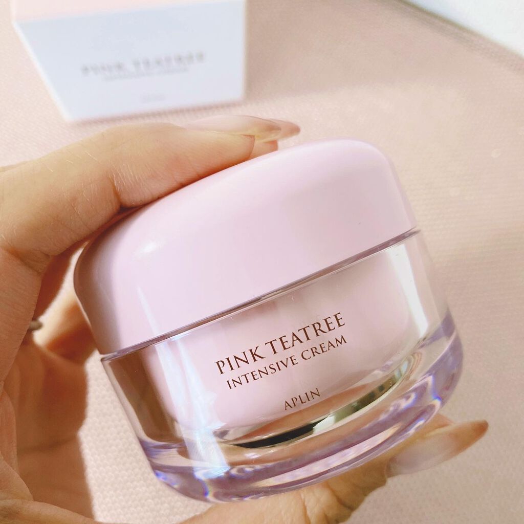 ピンクティーツリークリーム/APLIN/フェイスクリームを使ったクチコミ(2枚目)