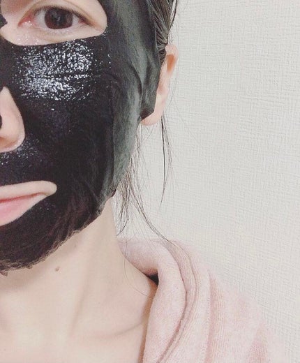 黒金フェイスマスク/MECMOR/シートマスク・パックを使ったクチコミ(5枚目)