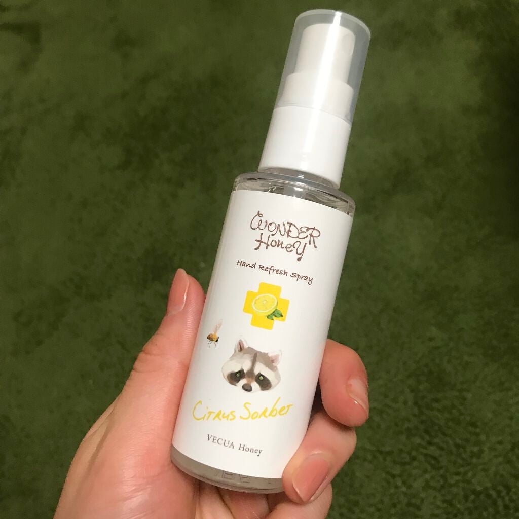 ワンダーハニー 手指すっきりハンドスプレー/VECUA Honey/ハンドクリームを使ったクチコミ(1枚目)