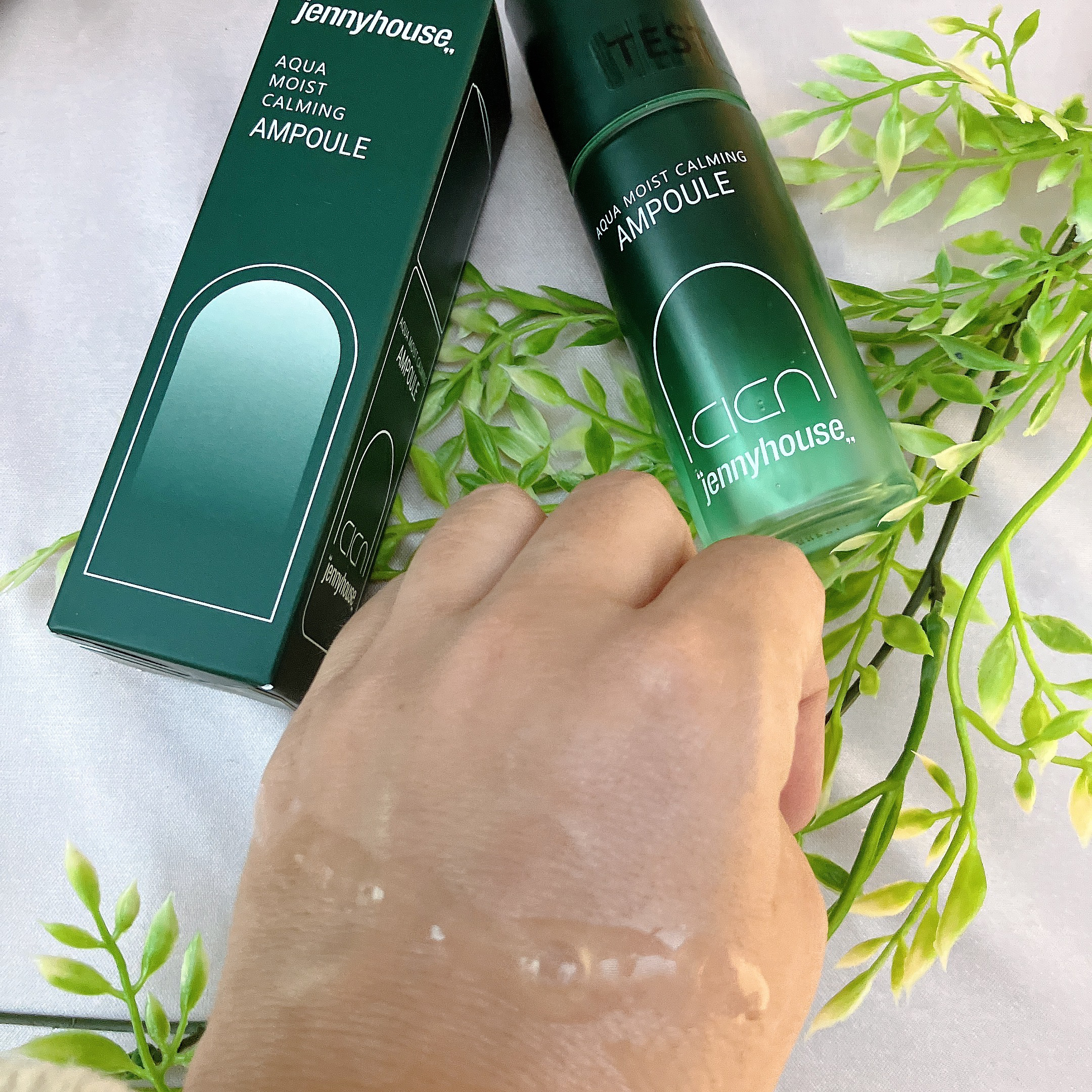 アクア モイスト カーミング アンプル/jenny house/美容液を使ったクチコミ（2枚目）
