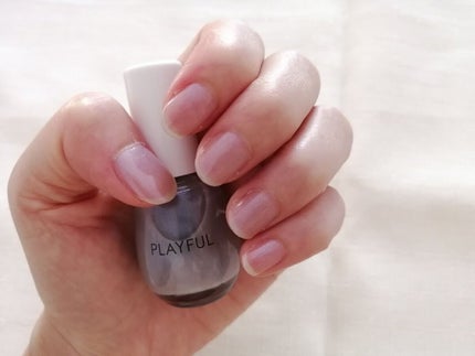 プレイフル プリズムモイストコート/PLAYFUL/オールインワンネイルを使ったクチコミ(5枚目)