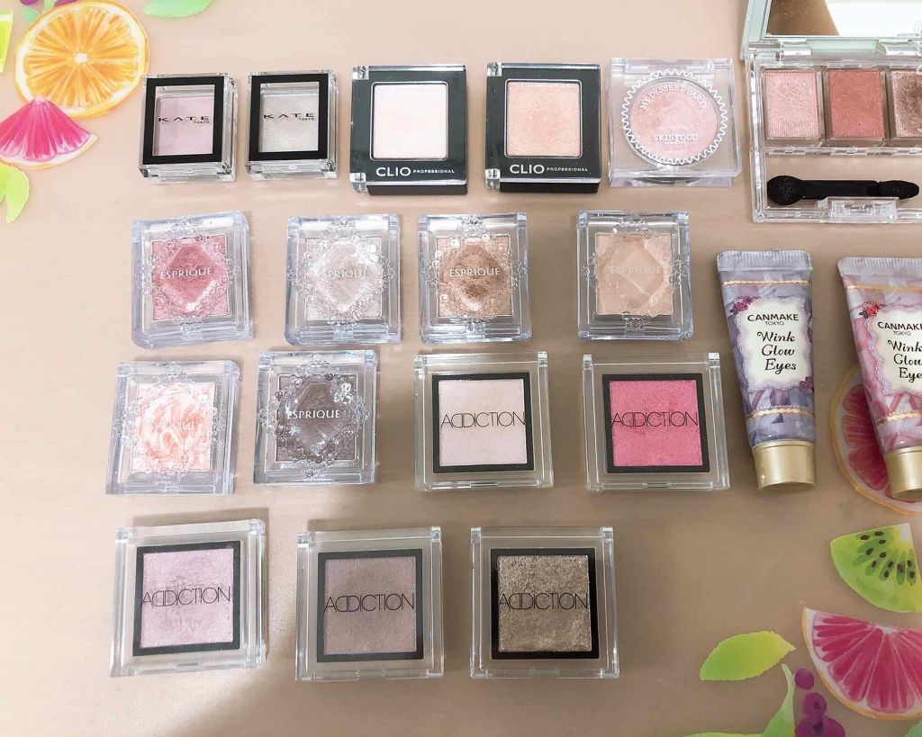 マイデザート パーティ アイシャドウ S07 イチゴバナナ/SKINFOOD/単色アイシャドウを使ったクチコミ（2枚目）