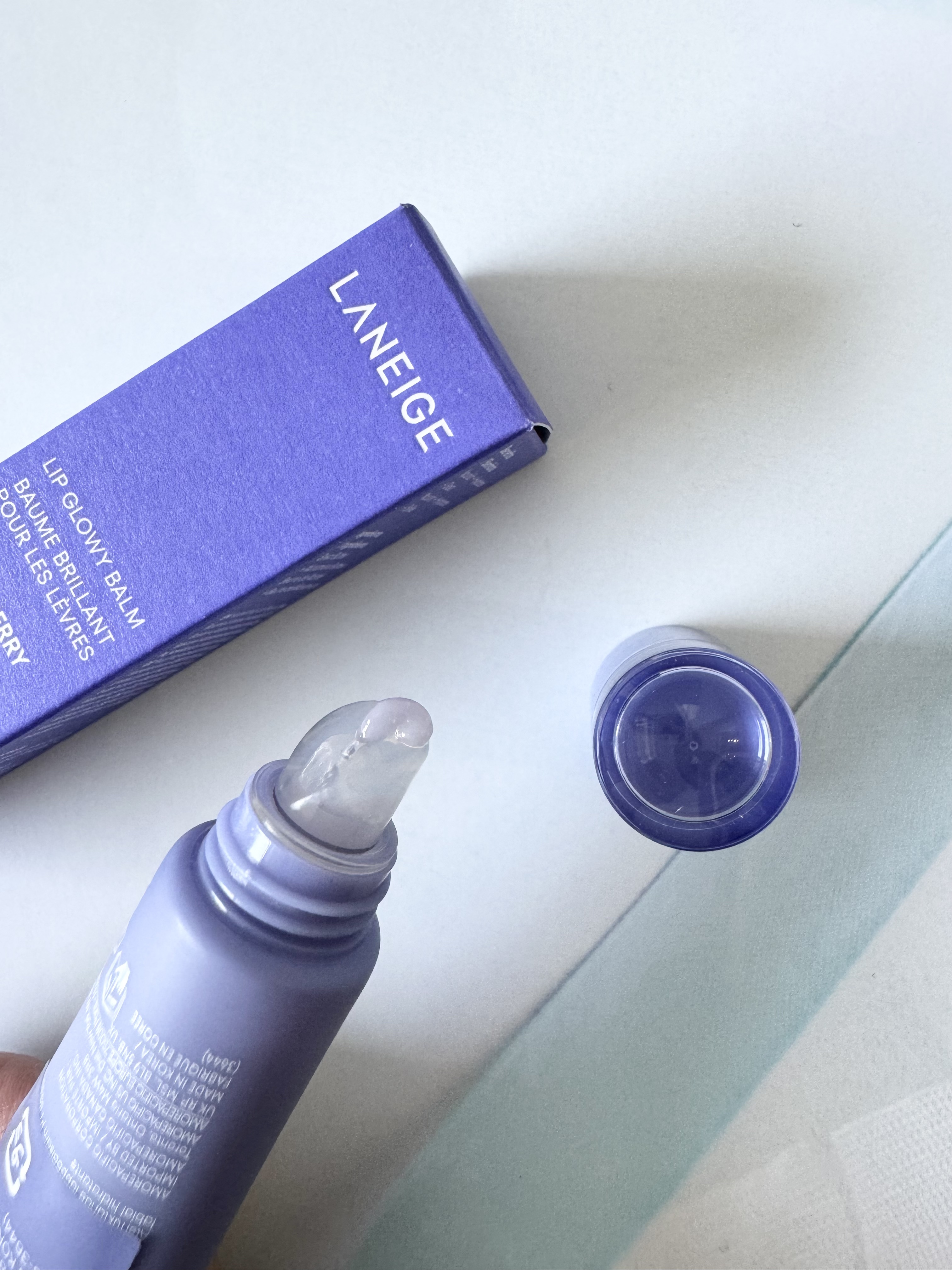 リップグロウィバーム ブルーベリー/LANEIGE/リップバームを使ったクチコミ（2枚目）