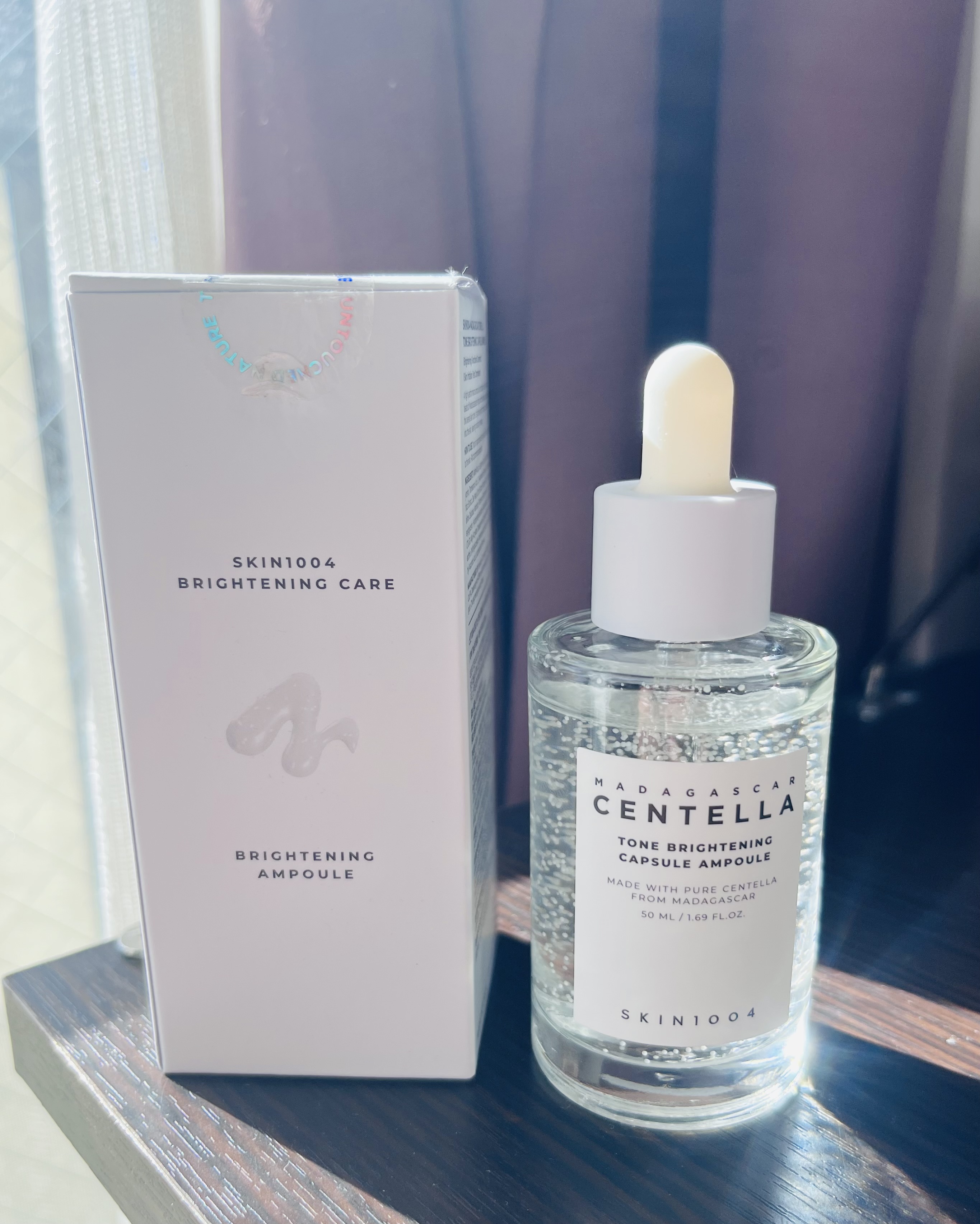 トーンブライトニング カプセルアンプル/SKIN1004/美容液を使ったクチコミ（1枚目）