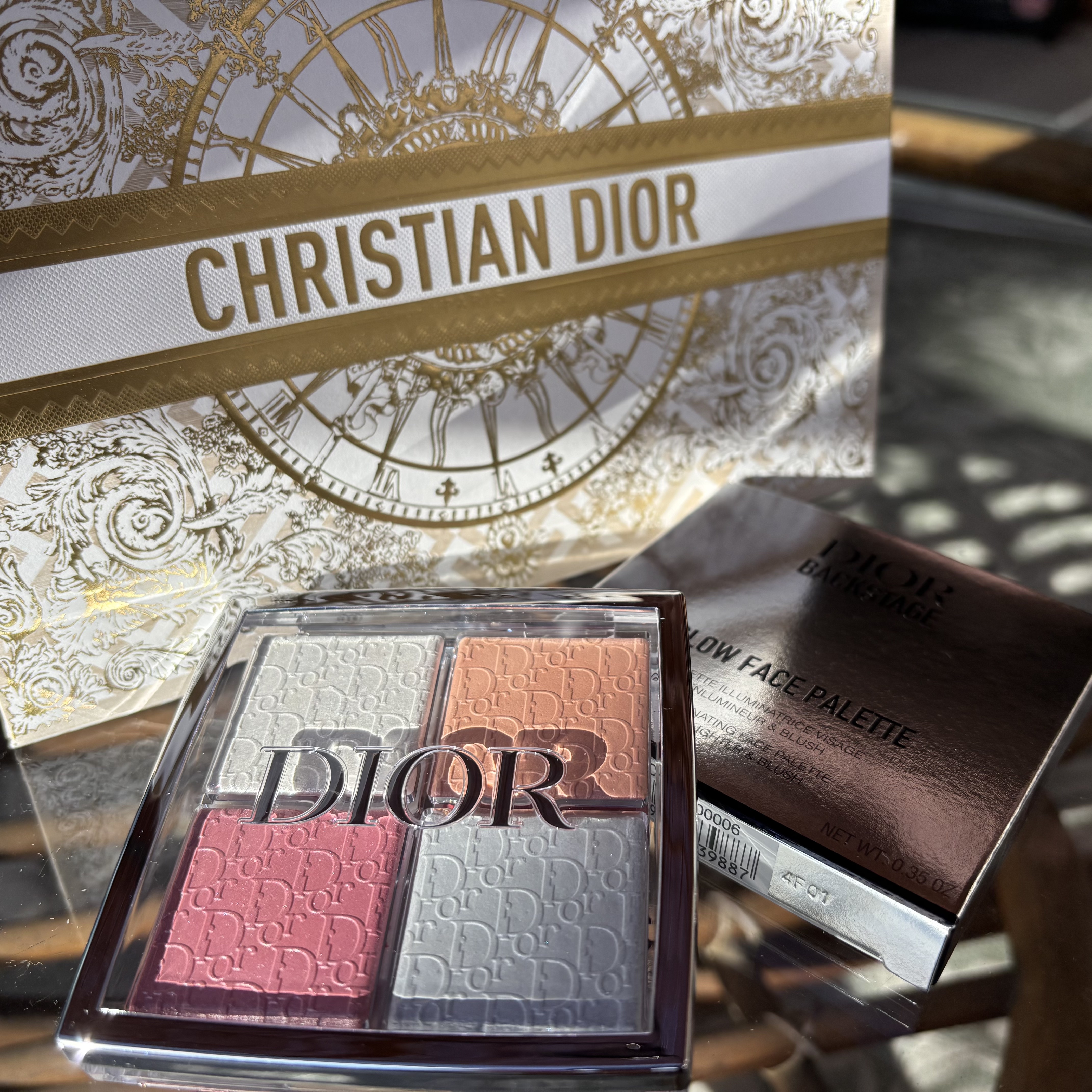 【旧】ディオール バックステージ フェイス グロウ パレット/Dior/ハイライトを使ったクチコミ（2枚目）