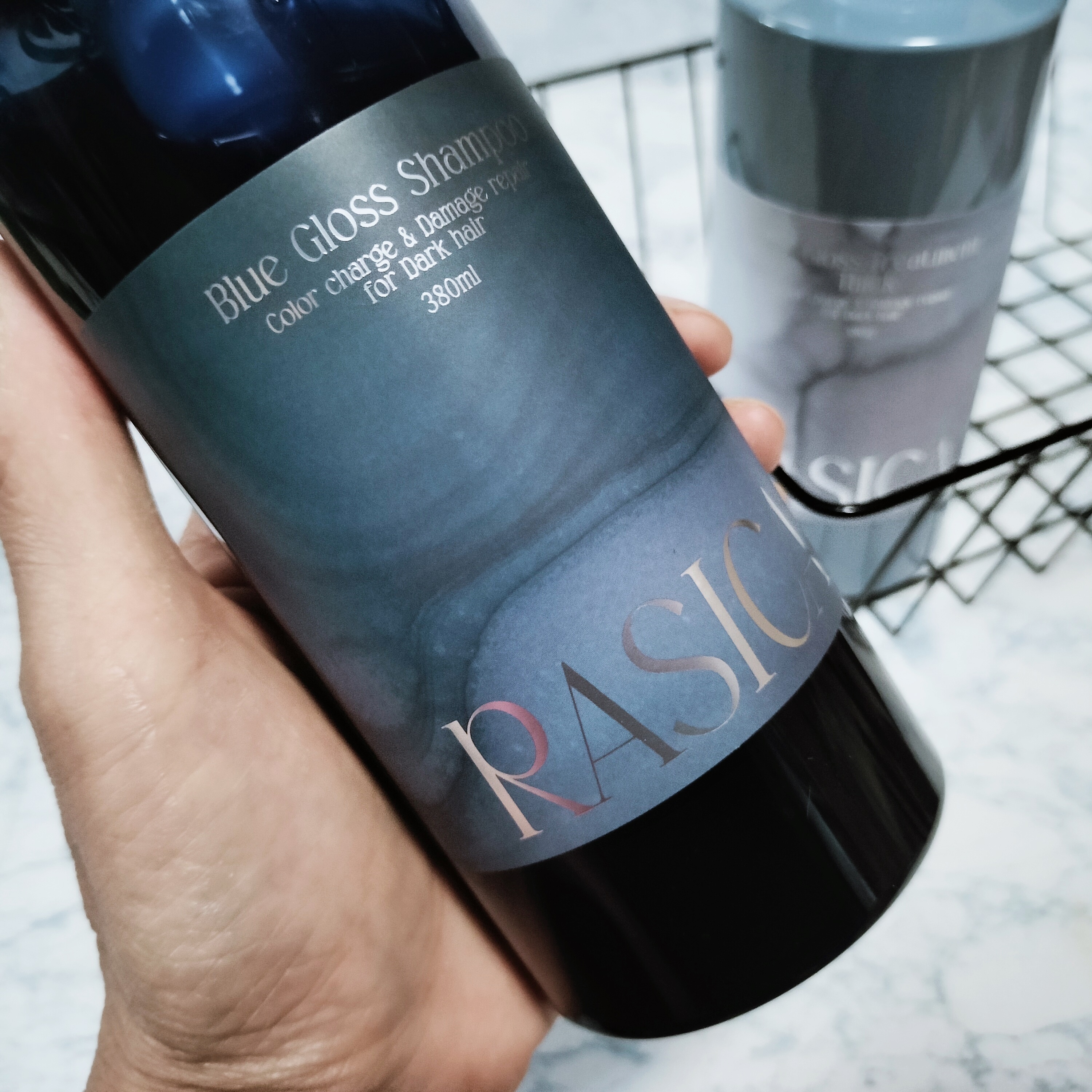 ブルーグロスシャンプー/トリートメント/rasica/市販シャンプーを使ったクチコミ（3枚目）