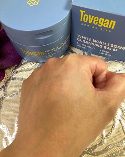 カラーフードシリーズホワイトホールサムクレンジングバーム/Tovegan/クレンジングバームを使ったクチコミ(5枚目)