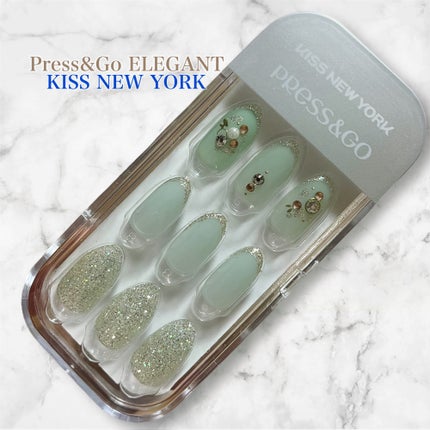 Press&Go PREMIUM (プレスアンドゴー プレミアム)/KISS NEW YORK/ネイルチップ・パーツを使ったクチコミ(1枚目)