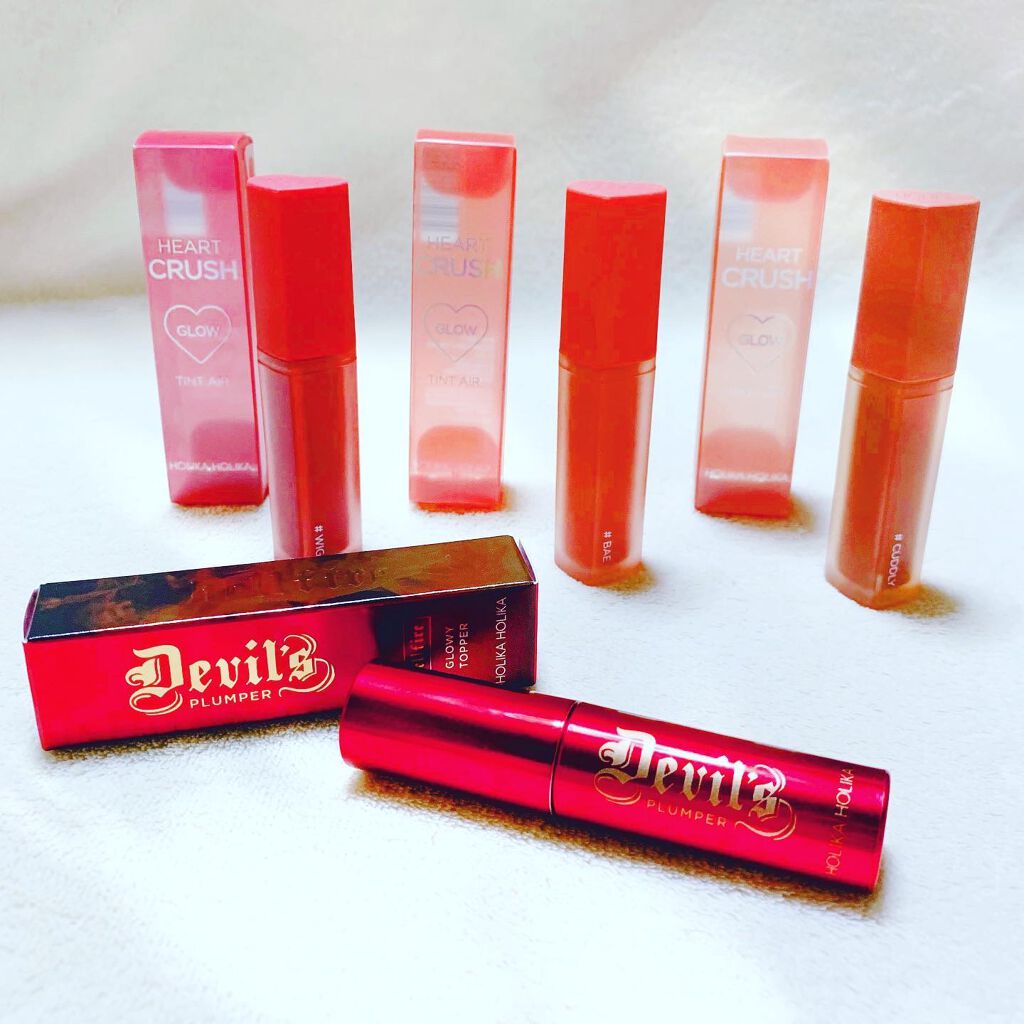 ホリカホリカ ハートクラッシュグローティントエアー/HOLIKA HOLIKA/リップティントを使ったクチコミ（1枚目）