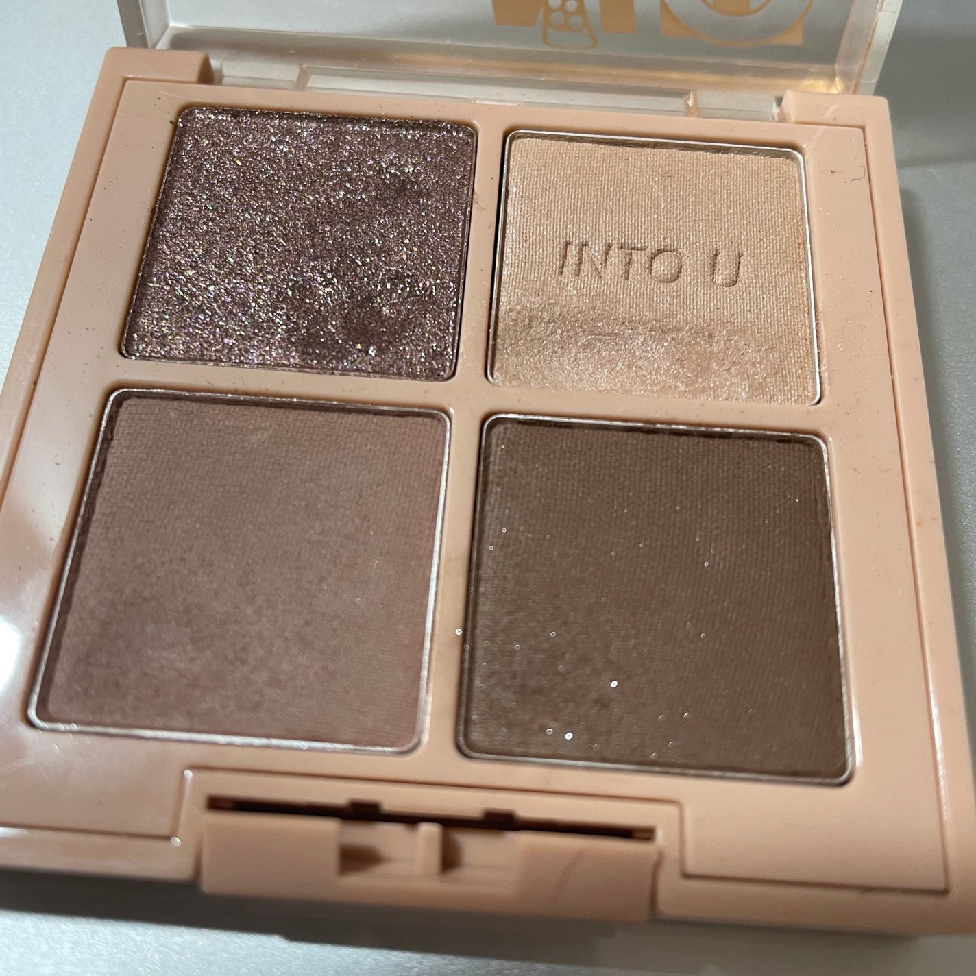 テイスティングライフアイシャドウパレット/INTO U/アイシャドウパレットを使ったクチコミ(4枚目)