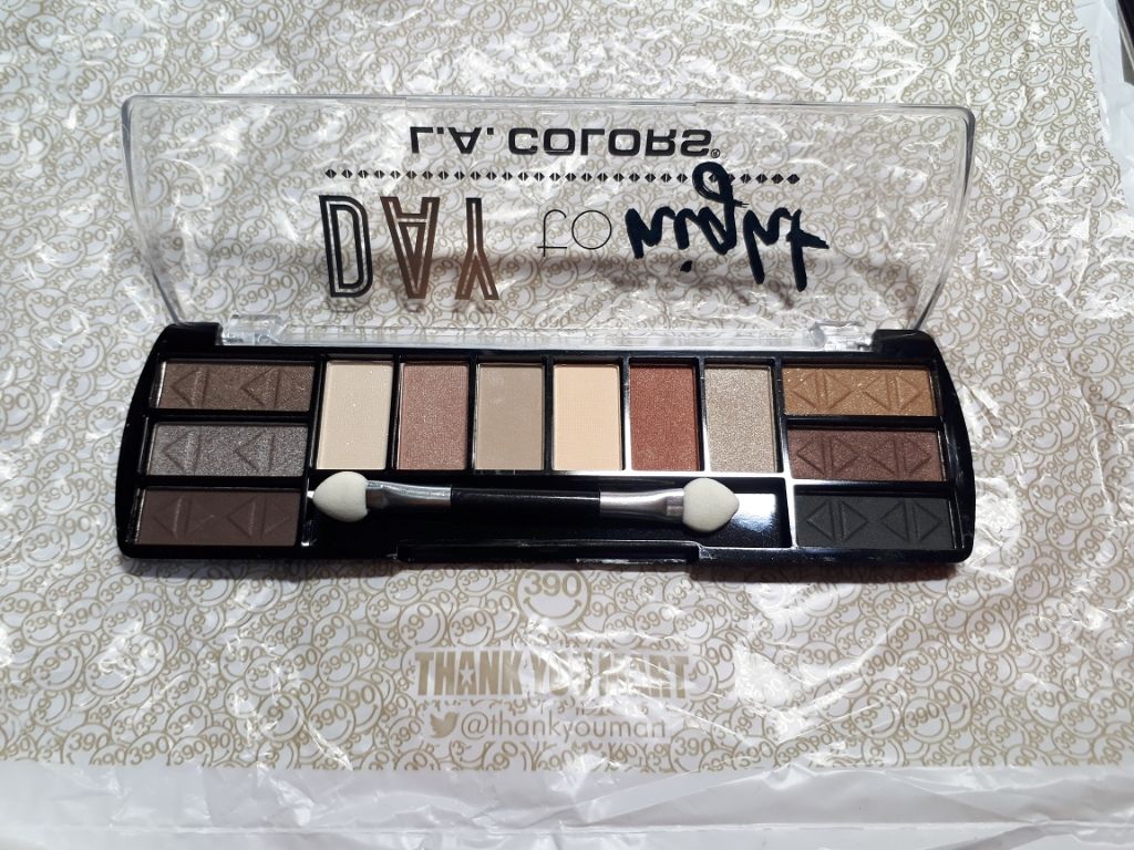 DAY TO NIGTHT la.colorsアイシャドウ/サンキューマート/アイシャドウパレットを使ったクチコミ(2枚目)