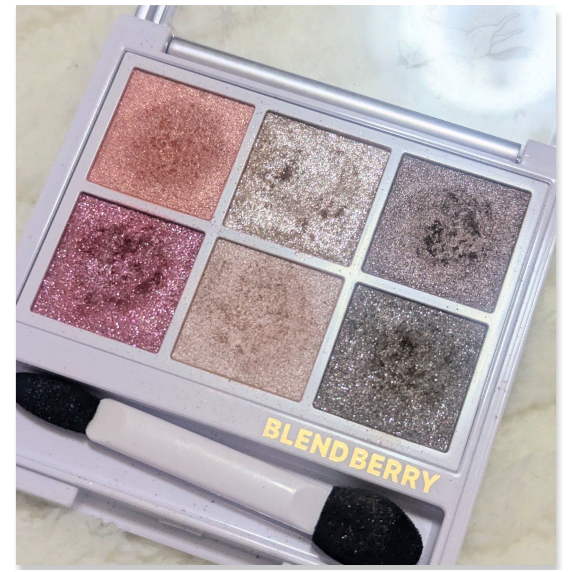 オーラクリエイション/BLEND BERRY/アイシャドウパレットを使ったクチコミ（3枚目）