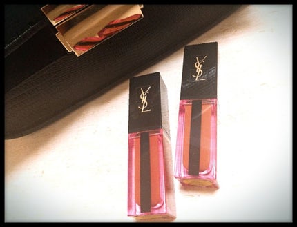 ルージュ ピュールクチュール ヴェルニ ウォーターステイン/YVES SAINT LAURENT BEAUTE/口紅を使ったクチコミ(1枚目)