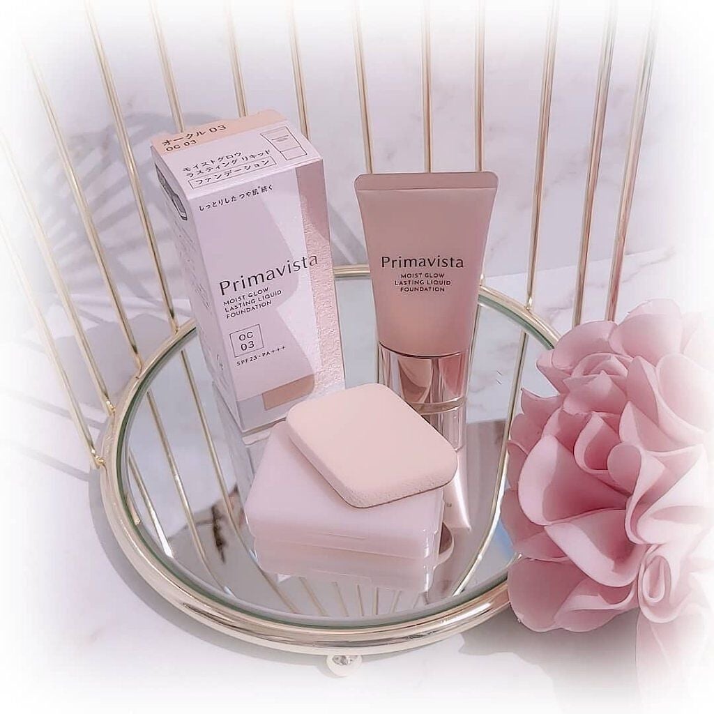 モイストグロウ ラスティング リキッド/プリマヴィスタ/リキッドファンデーションを使ったクチコミ(1枚目)