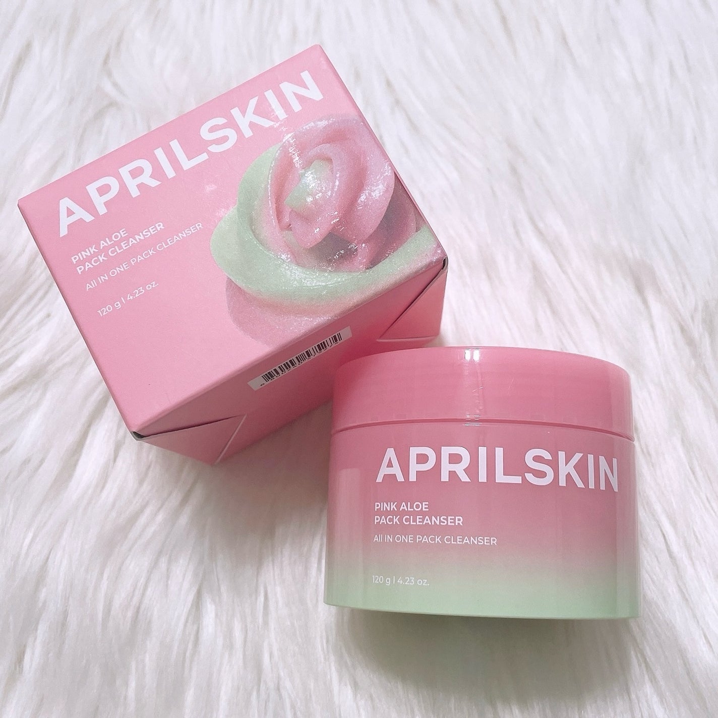 ピンクアロエメレンゲクレンザー/APRILSKIN/その他洗顔料を使ったクチコミ(6枚目)