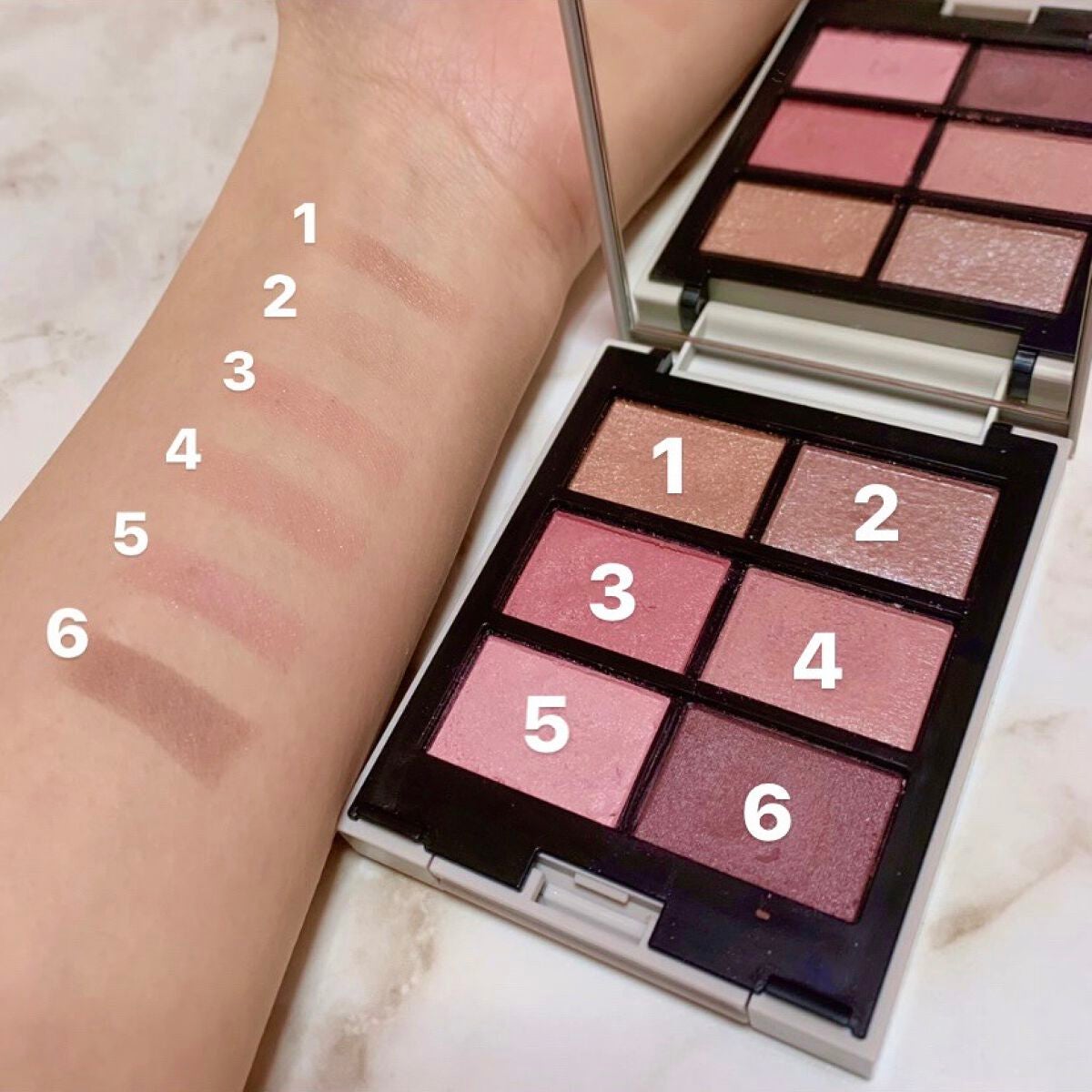 MY MIXED PALETTE 6色カスタムパレット/MN/マルチパレットを使ったクチコミ(2枚目)