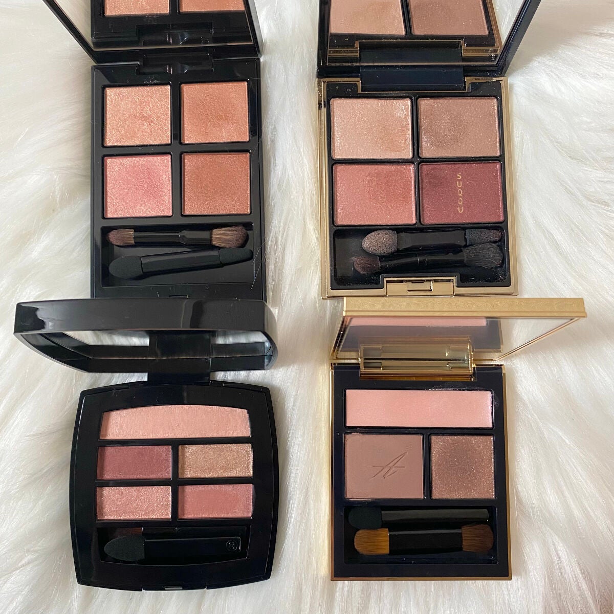 CHANEL・Amplitude・SUQQU・ADDICTIONのアイシャドウパレットを CHANEL・Amplitude・SUQQU・ADDICTIONのアイシャドウパレットを