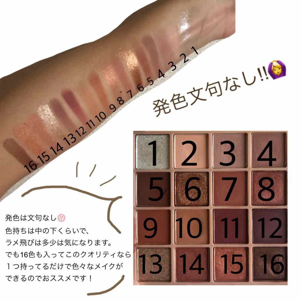 カーキカラーアイシャドウパレット/TUTU/アイシャドウパレットを使ったクチコミ(4枚目)