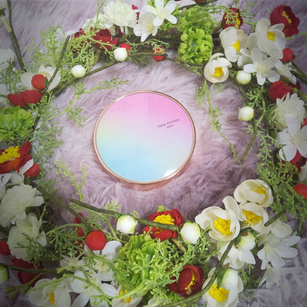 ピンクティーツリーカバークッション/APLIN/クッションファンデーションを使ったクチコミ(1枚目)