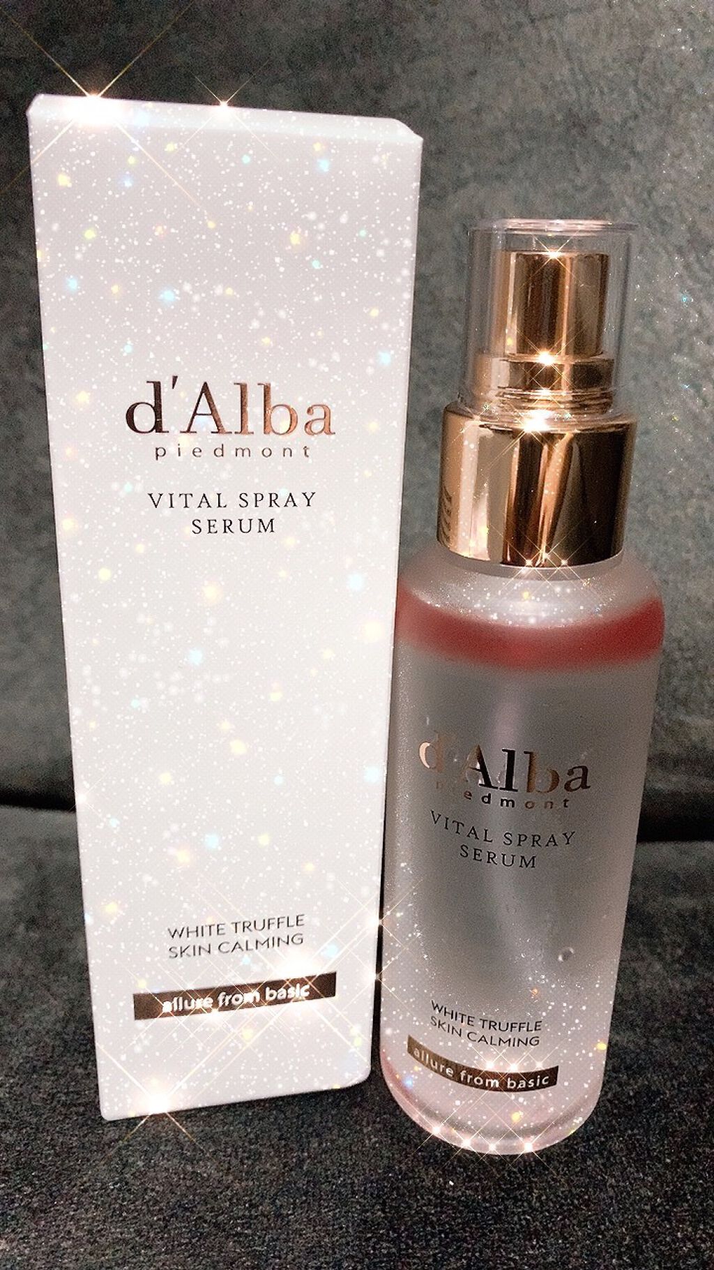 ダルバ ホワイトトリュフバイタルスプレーセラム/ダルバ/ミスト状化粧水を使ったクチコミ（1枚目）