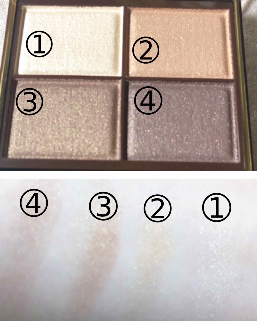 スキニーリッチシャドウ/excel/アイシャドウパレットを使ったクチコミ（2枚目）