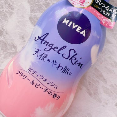 ニベア エンジェルスキン ボディウォッシュ フラワー＆ピーチの香り ポンプ 480ml/ニベア/ボディソープを使ったクチコミ（1枚目）