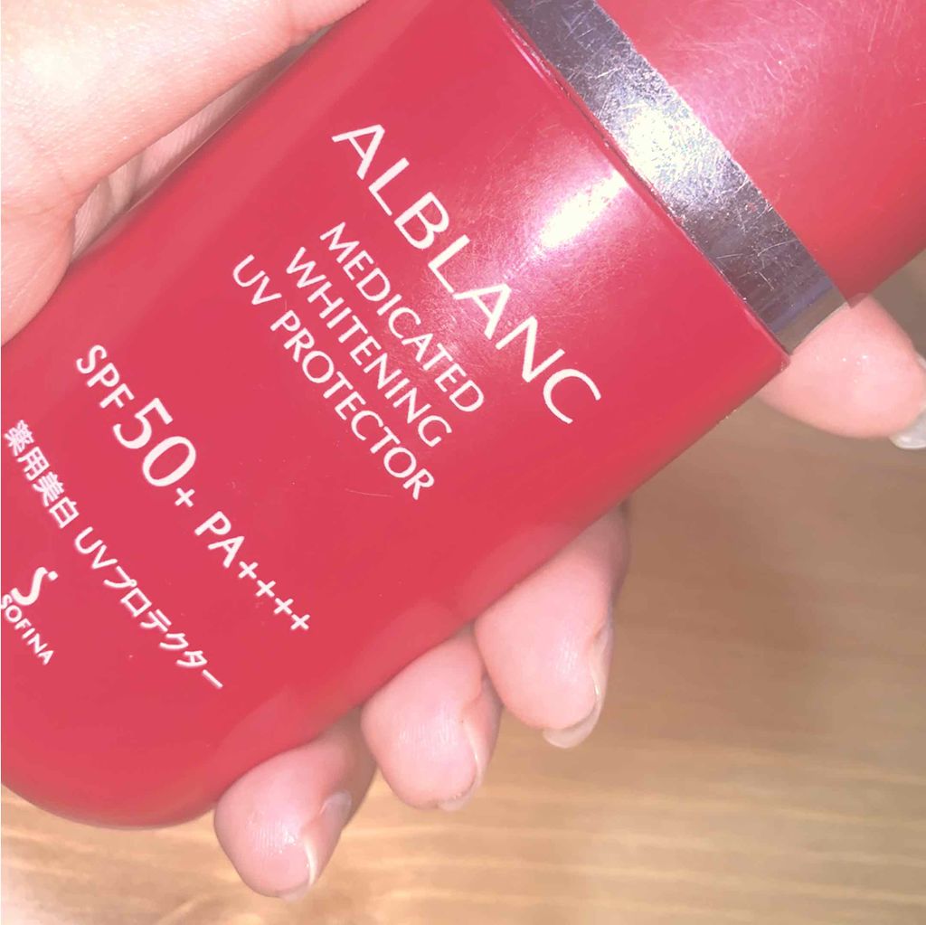 薬用美白 UVプロテクター/ALBLANC/日焼け止め・UVケアを使ったクチコミ（1枚目）
