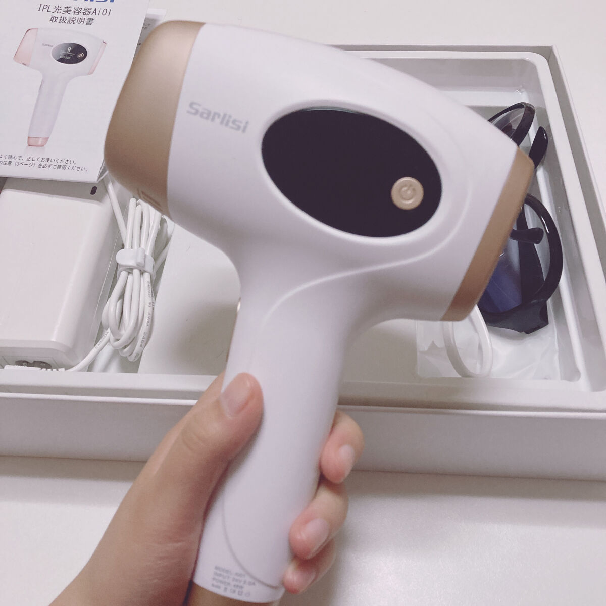 光脱毛器 VIO/Sarlisi/家庭用脱毛器を使ったクチコミ（3枚目）