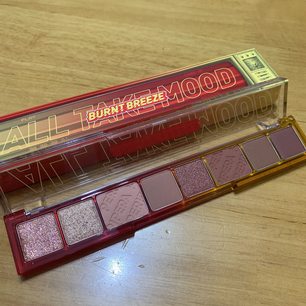 オール テイク ムード パレット(24AD) 【旧】03 BURNT BREEZE/PERIPERA/アイシャドウパレットを使ったクチコミ（2枚目）