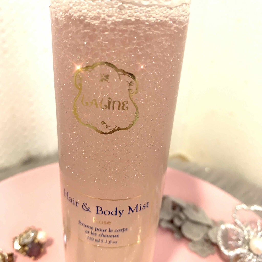 【新品未使用】ラリン ヘア&ボディミスト バス&ボディバブル 限定ヘアミスト】ローズ ヘア&ボディミスト|Lalineの口コミ
