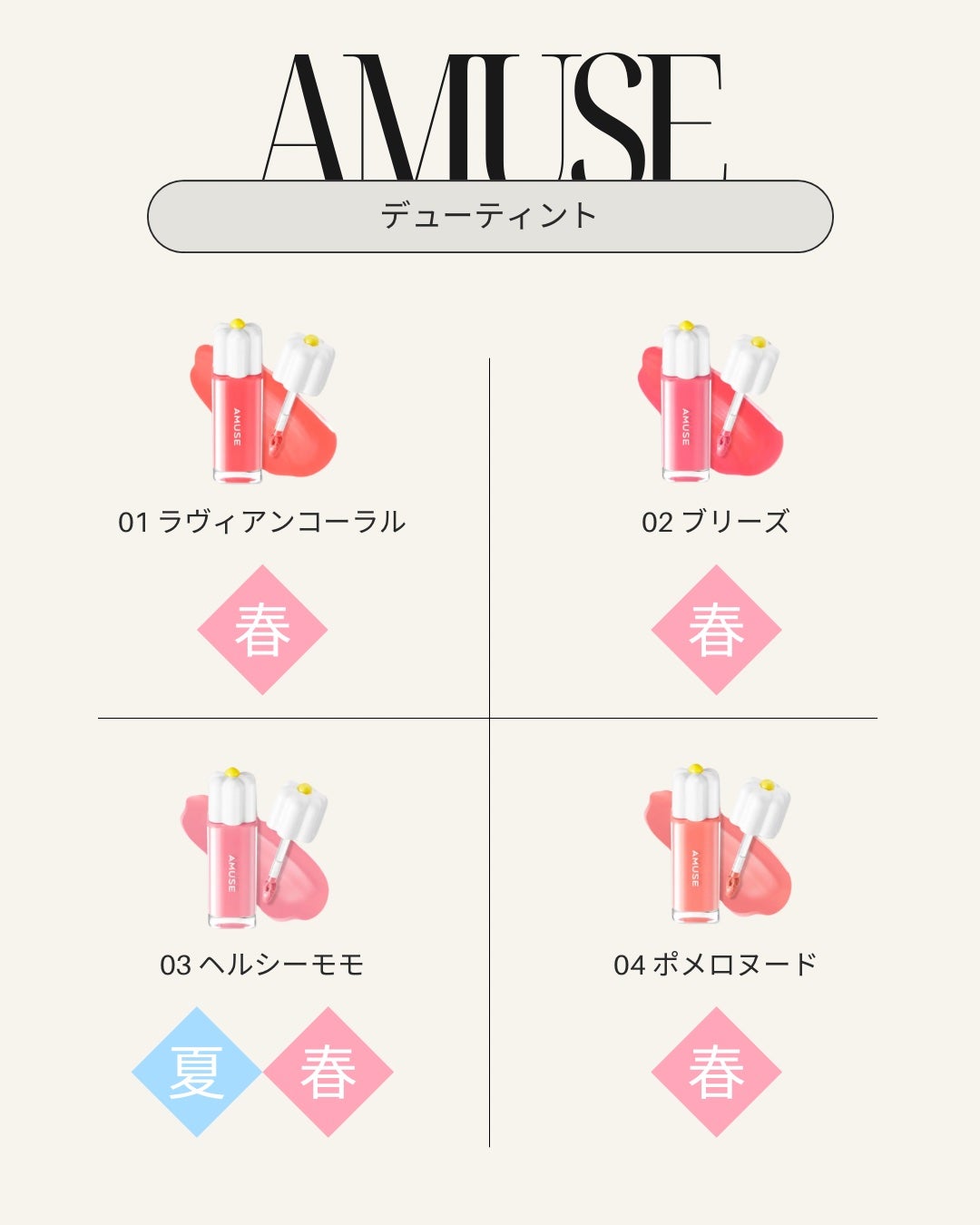 デューティント/AMUSE/リップティントを使ったクチコミ(2枚目)
