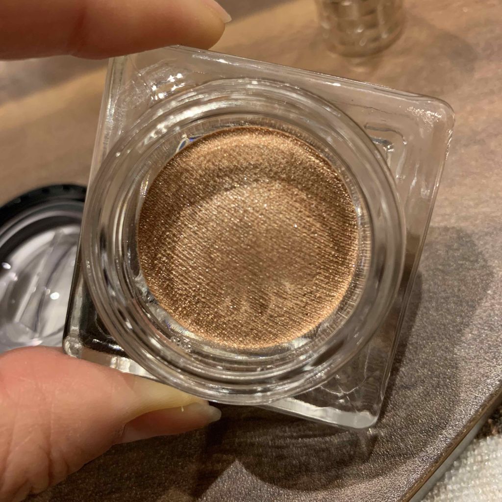 オーラデュウ プリズム 02 Solar/SHISEIDO/単色アイシャドウを使ったクチコミ（2枚目）